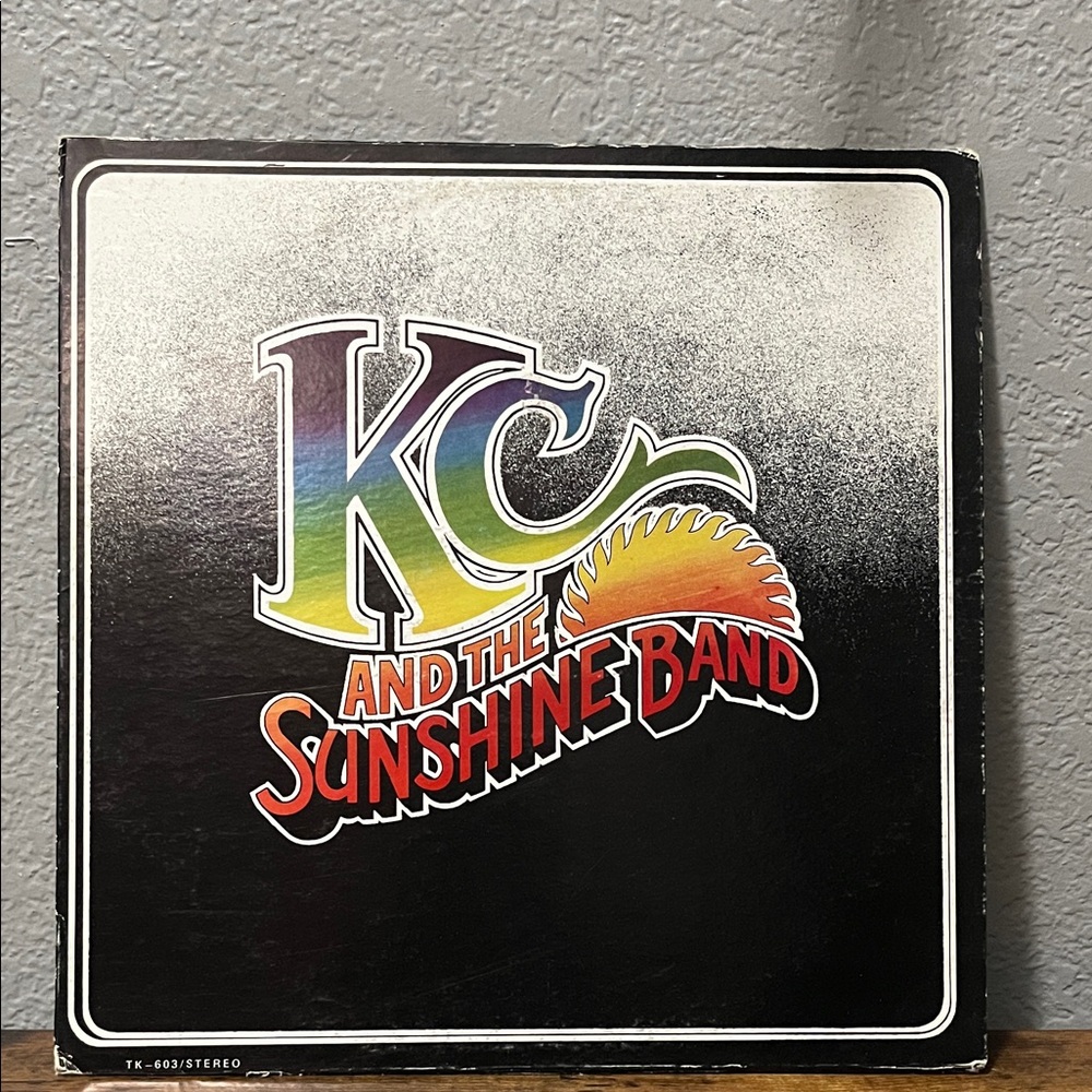 KC and The Sunshine Band Rainbow Logo Vinyl Album Cover